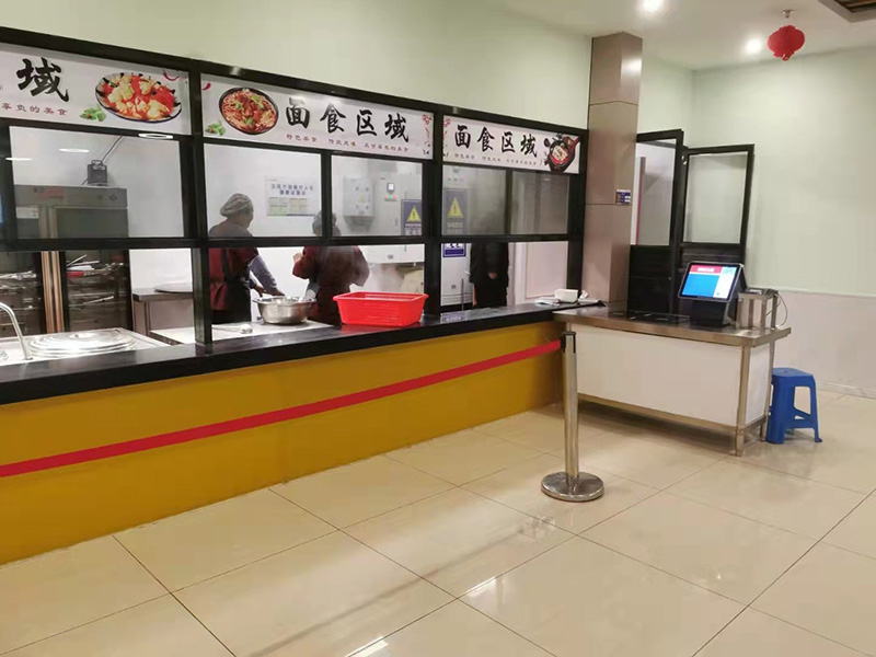 立讯智造员工餐厅投入新蓝智慧餐台结算系统